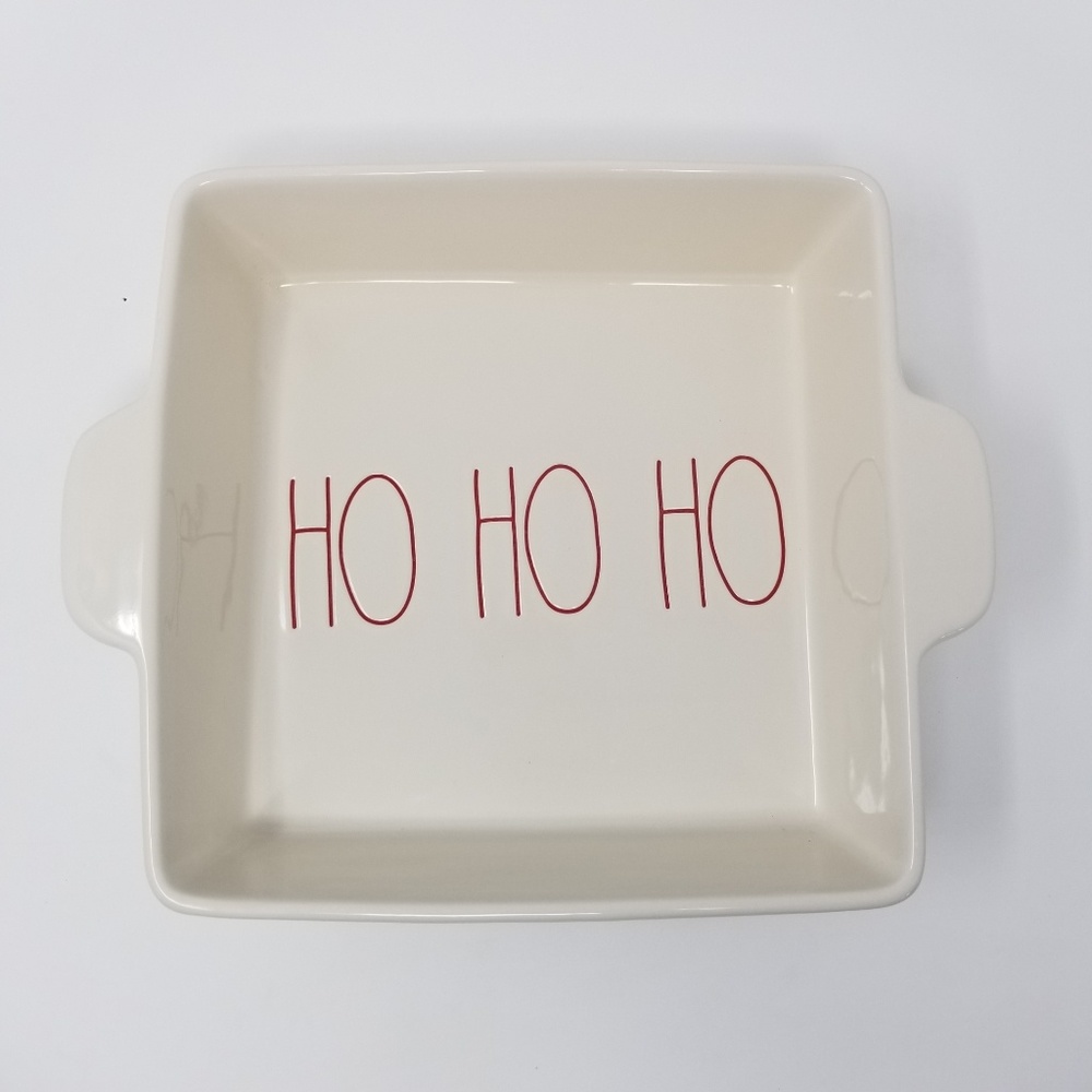 RAE DUNN Ho Ho Ho Baking Dish